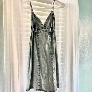 Distressed Denim Sun Dress